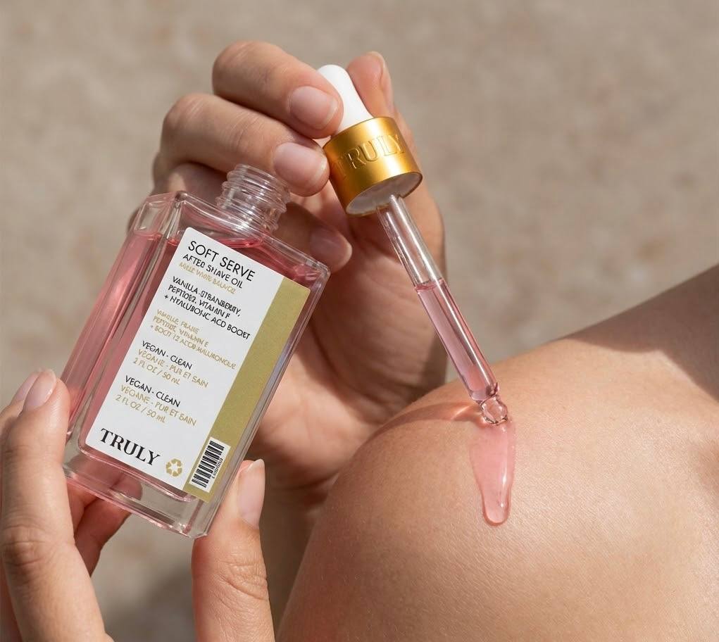 💈 Combo Dúo SOFT SERVE – Aceite + Crema Aftershave | Vainilla & Fresa