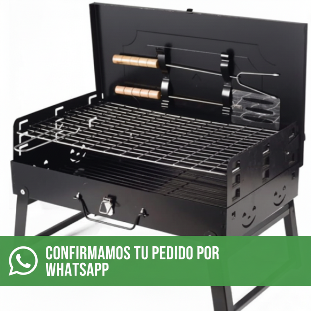 BBQ Portátil - Confirmamos por WhatsApp