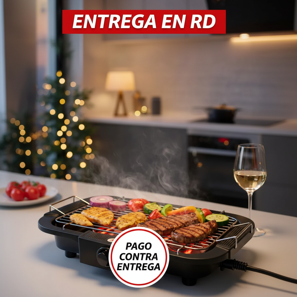 BBQ Eléctrico 2000W - Entrega en RD - Pago contra entrega